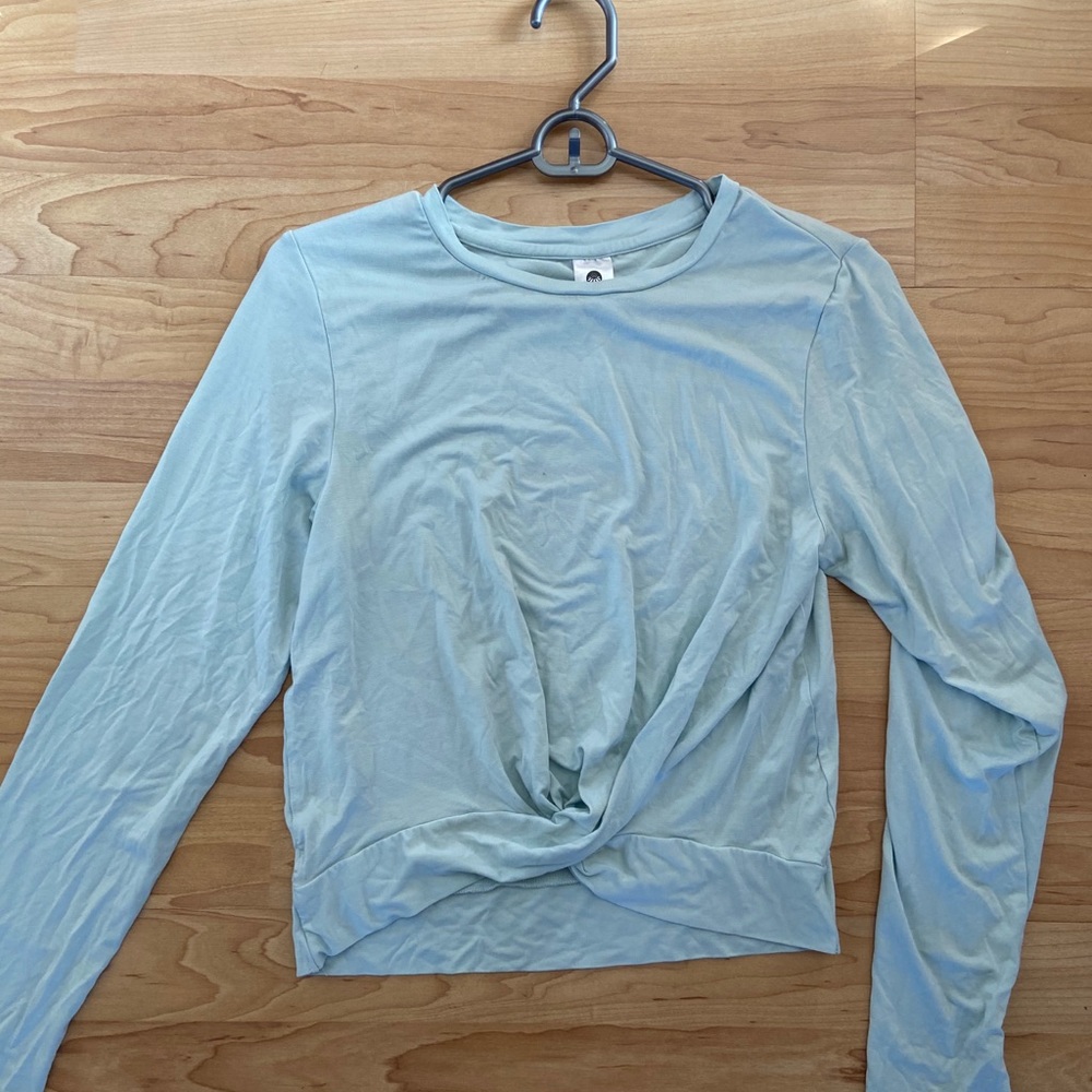 Senita Twisted Crop Long Sleeve